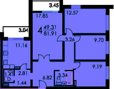 Планировка - 4 фото - Умные Окна